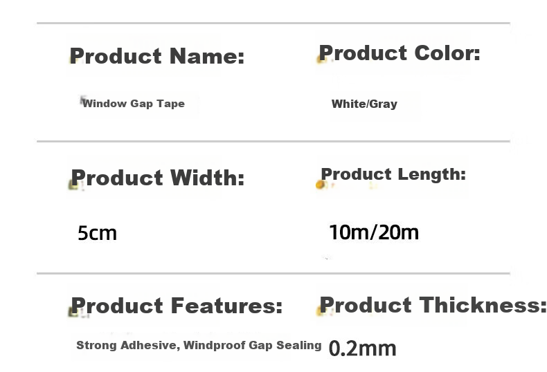 Jinlongxing Window Sealing Strip, Windproof And Warm, Gray, 10 Meters, Door And Window Gap Tape, Window Sealing Rubber Strip, Gray 14