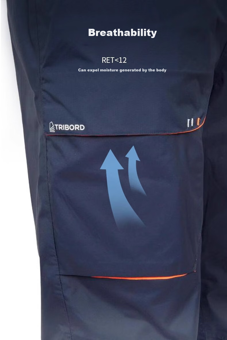 DECATHLON Autumn And Winter Outdoor Windproof Loose-Fitting Pants, Sailboat Ink Blue Color, XL / W37 L32-4487738 4