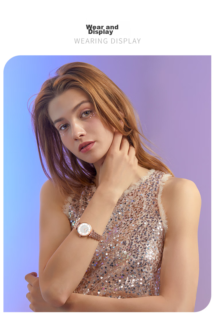 EMPORIO ARMANI Starry Sky Ladies' Watch, Quartz Fashion Wristwatch for Women, Birthday Gift for Girlfriend, AR11244 8