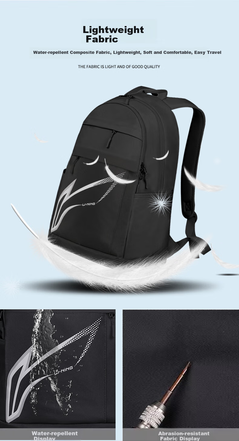 Li-Ning Backpack for Men with Large Capacity, New Style Schoolbag for Middle School, High School And College Students, Outdoor Commute Sports Backpack for Wome 8