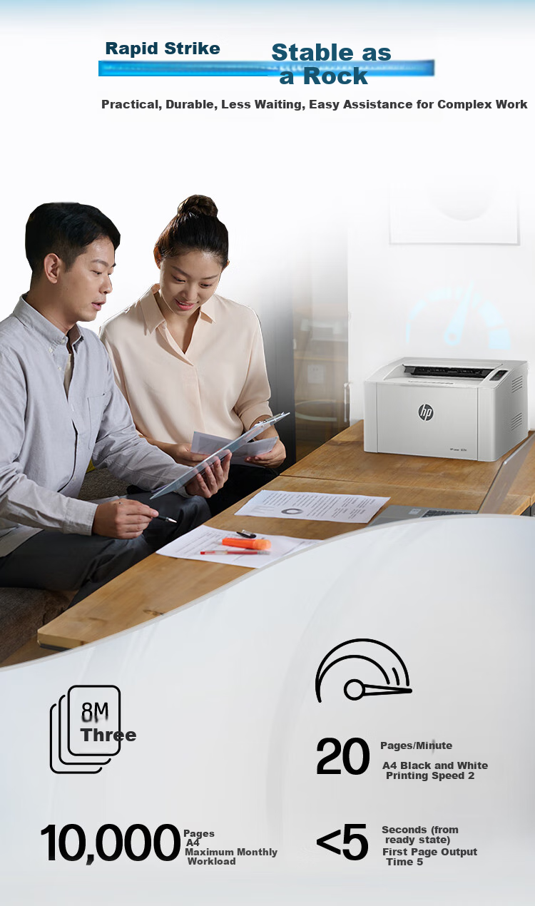 HP 102w Wireless Laser Printer, Student Home Printing, Compact And Simple (1003w Refreshed Model), One-Year On-Site Service 4