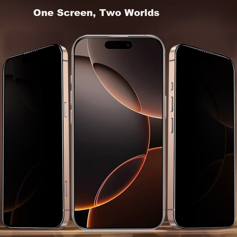 Защитное стекло Smorss для iPhone 16/15, антишпионское, противоударное, полное покрытие