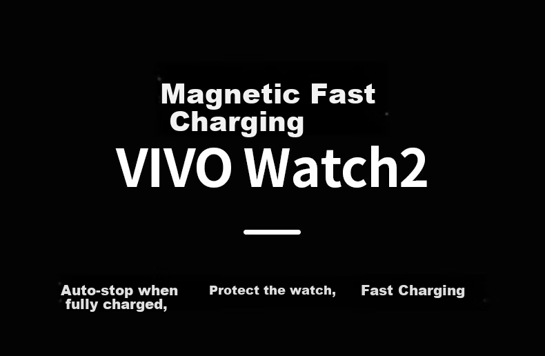 Masentek Compatible with Vivo Watch 2 Smartwatch Charger, Charging Cable, Magnetic Bracelet Stand, Fast Charging for 2nd/3rd Generation/GT Bluetooth Version E-SIM Version, IQOO Accessories 5