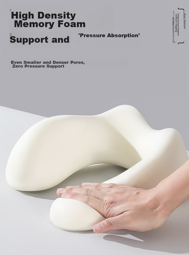 Buleishen Car U-Shaped Neck Pillow, Cervical Pillow, Memory Foam Neck Support Pillow for Driving And Travel 19