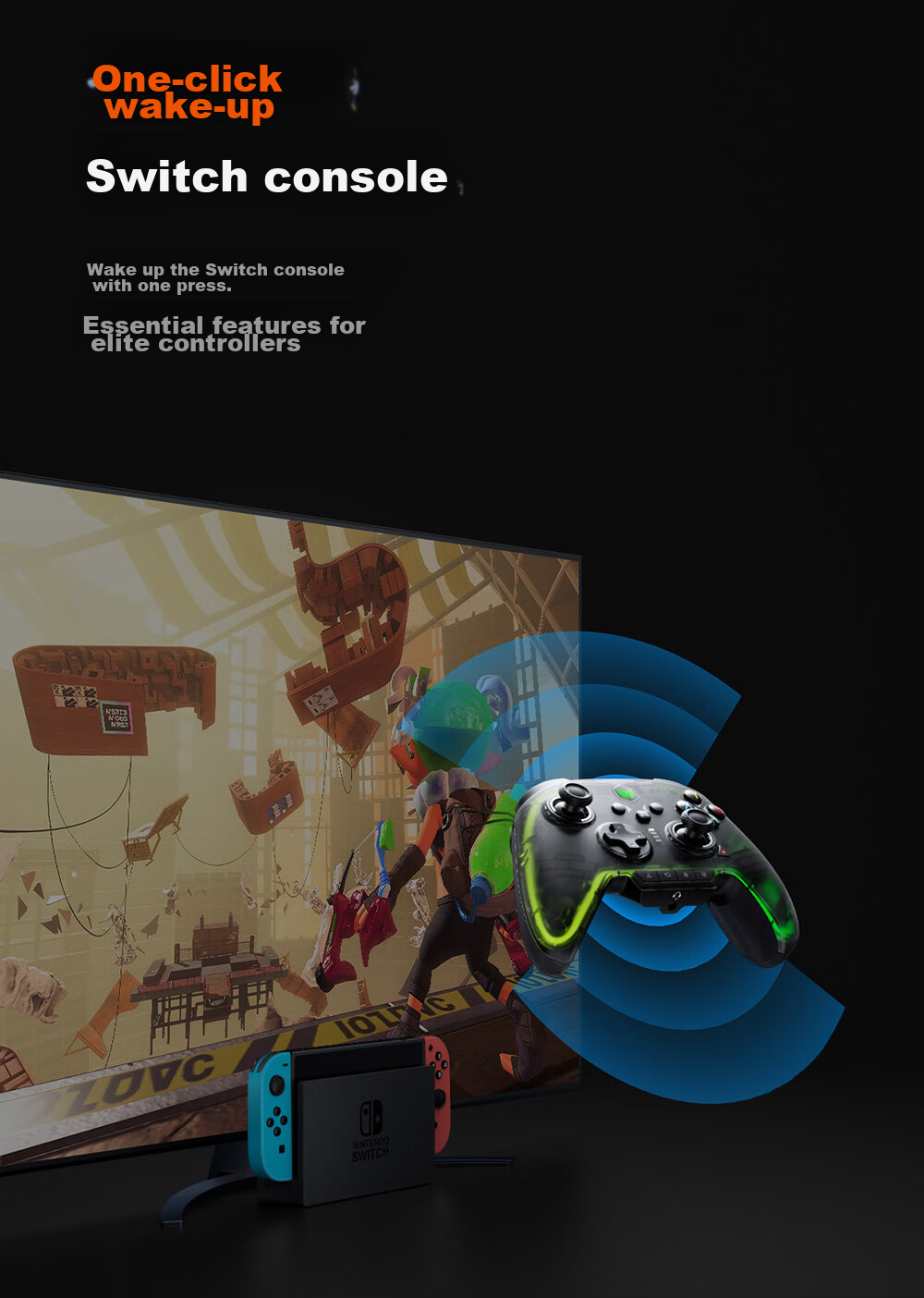 Mojiang Rainbow 2 PRO Wireless Game Controller Switch/NS/PC Xbox Bluetooth Motion-Sensing Apex Black Myth: Wukong/Monster Hunter: Strides of Destiny Standard Editio 24