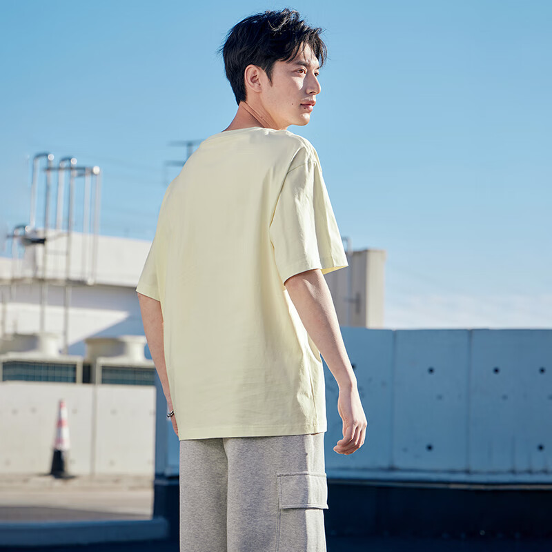 361° Men's Short-Sleeve T-Shirt, Summer New Style, Sports Running Loose Casual Trendy Men's Tee, Half Sleeve, 652519106-1