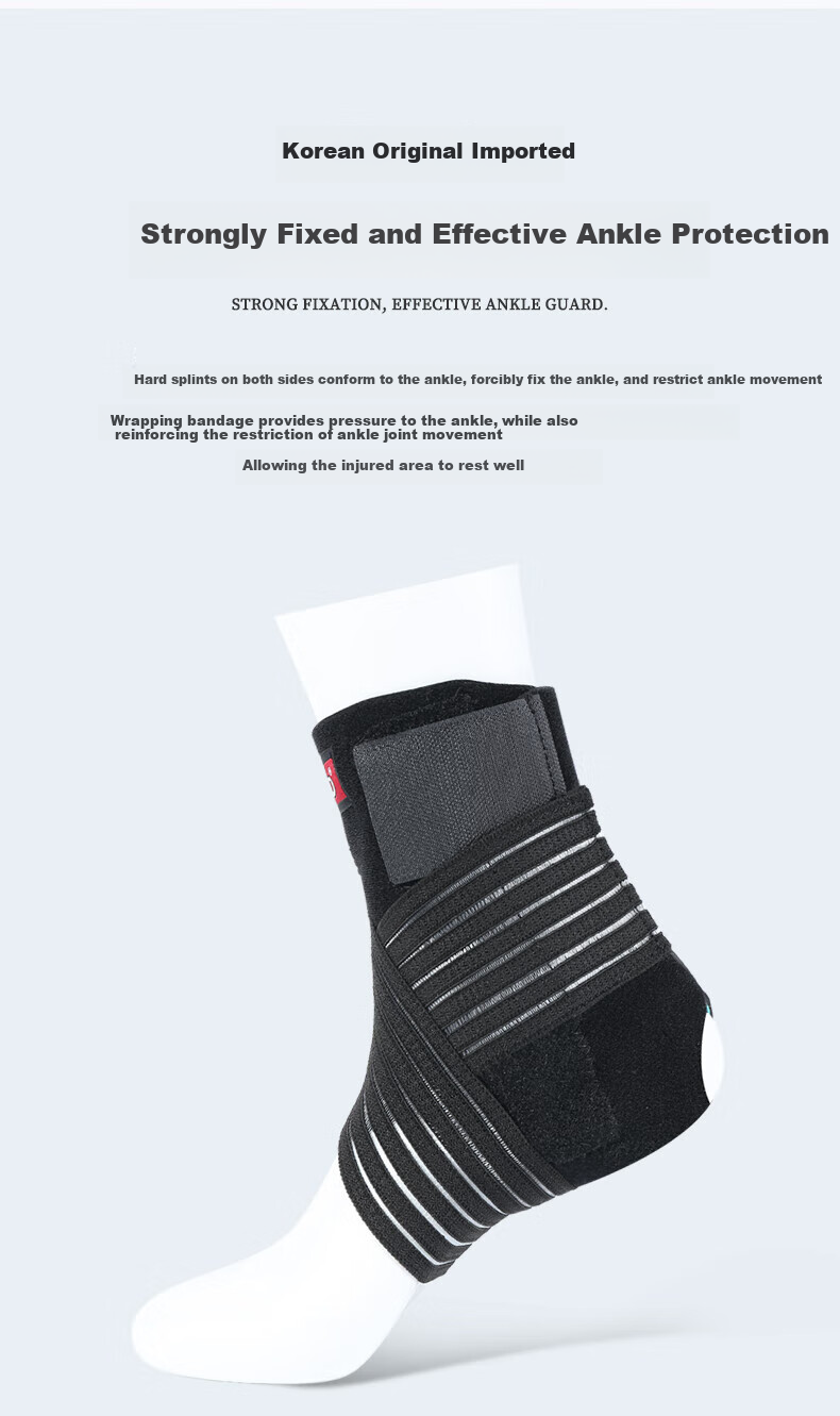 AURBOSHI Korean Imported Medical Ankle Brace, Prevents Sprains, Post-Injury Recovery Fixation Support, Ankle Protection for Men And Women, Fracture Rehabilitatio 2