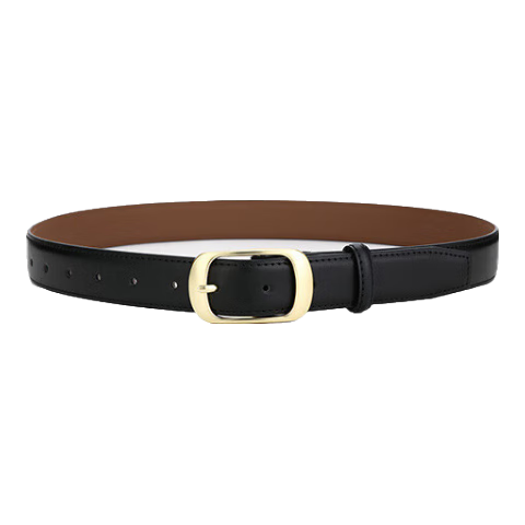 CARTELO Women's Leather Belt, Korean-Style Decorative Casual Cowhide Belt, Simple Versatile Pin Buckle Trouser Belt, Girlfriend Gift