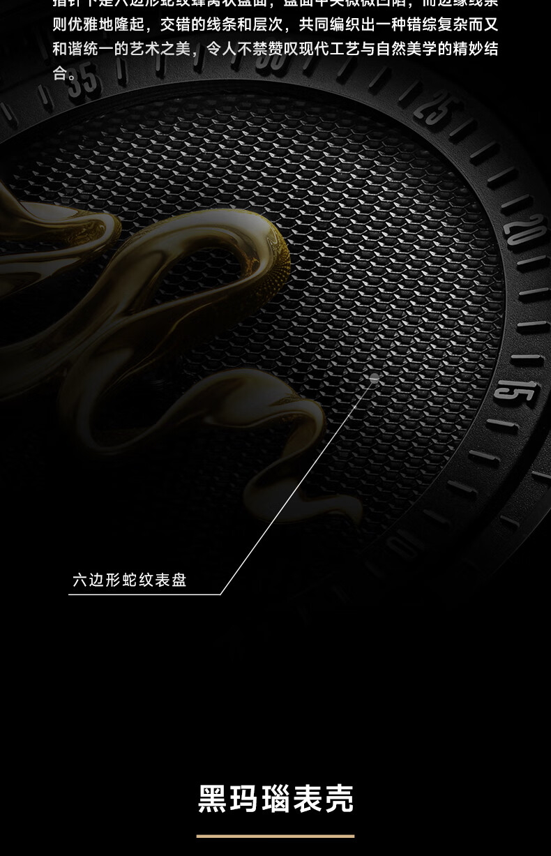 CIGA Design Zodiac Series Artistic Wristwatch, Year of The Snake Limited Edition Mechanical Watch with Agate Dial, Men's Luxury Gift Watch 2