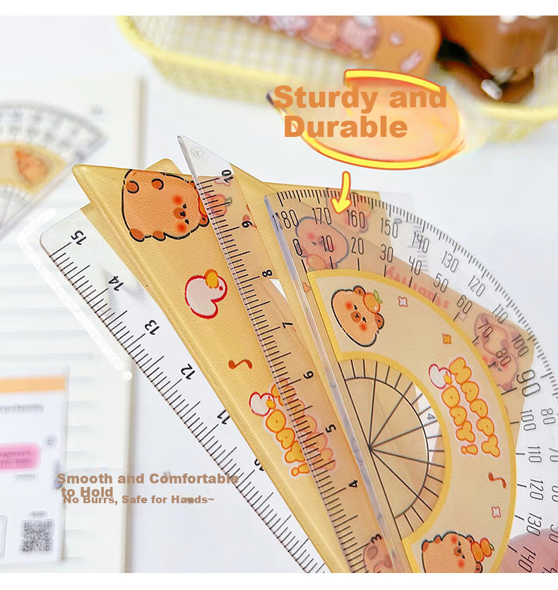BOJIAO Exam-Specific Answer Sheet Ruler, Transparent Thickened Straight Ruler 15cm, Multi-Functional Answer Sheet Ruler for College Entrance Exam And High School Entrance Exam, Student Drawing Measuring Ruler with Answer Card Frame 9