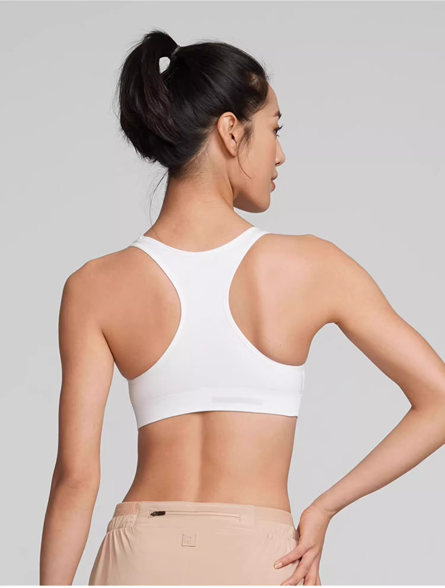 DECATHLON Women's Medium-Intensity Sports Bra for Yoga, Breathable Y-Back Bra for Outer Wear - 5206604 7