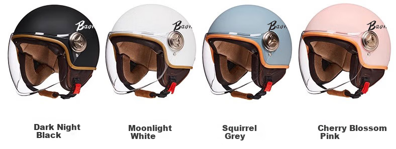 BAOHU Electric Motorcycle Helmet, 3C Certified, New National Standard, for Men And Women, Winter Electric Vehicle Safety Helmet, All-Season Use, Dark Night Black with Long Visor, One Size Fits All 11
