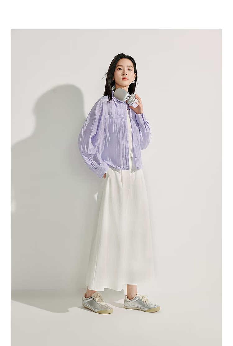 INMAN Lazy Flowy Banana Wide-Leg Pants Summer Women's New Trendy Versatile Elastic Waist Loose Long Trousers Dark Gray XL 4