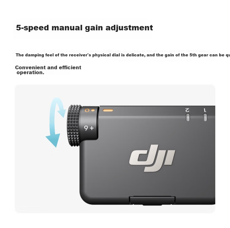 DJI Mic Mini Transmitter (Carbon Black), Mini Wireless Noise-Cancelling Button Clip Microphone for Interviews, Live Streaming, And Vlog Recording 6