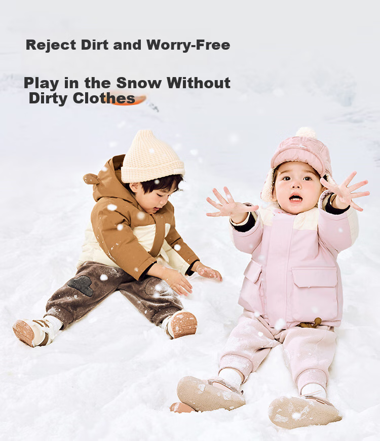 Minibala Children's Winter Warm down Jacket, Thick Baby down Coat [Triple Protection, Breathable] 4