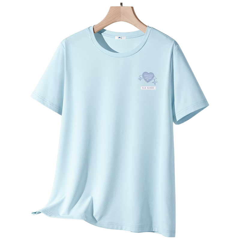 Huili Sun Protection Short-Sleeve Women's T-Shirt, Summer 2026 New Popular Style, Quick-Dry Regular Shoulder Half Sleeve, Student Ice Silk Cool-Feeling Tee