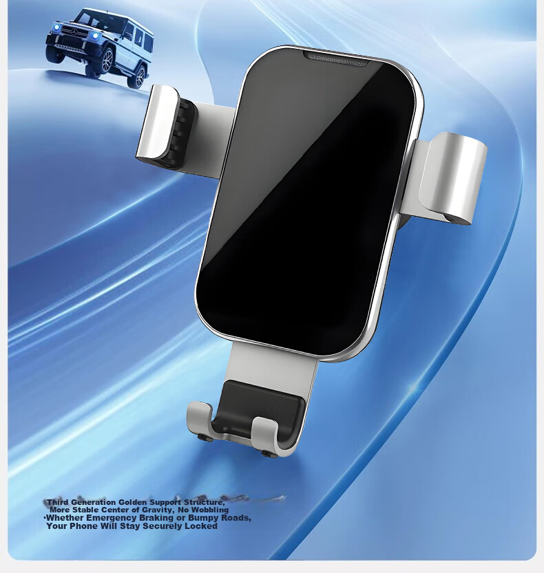 Lvyeke Car Phone Holder, Car Navigation Mount Air Vent Holder, Car Accessories Interior Decoration Small Item 6