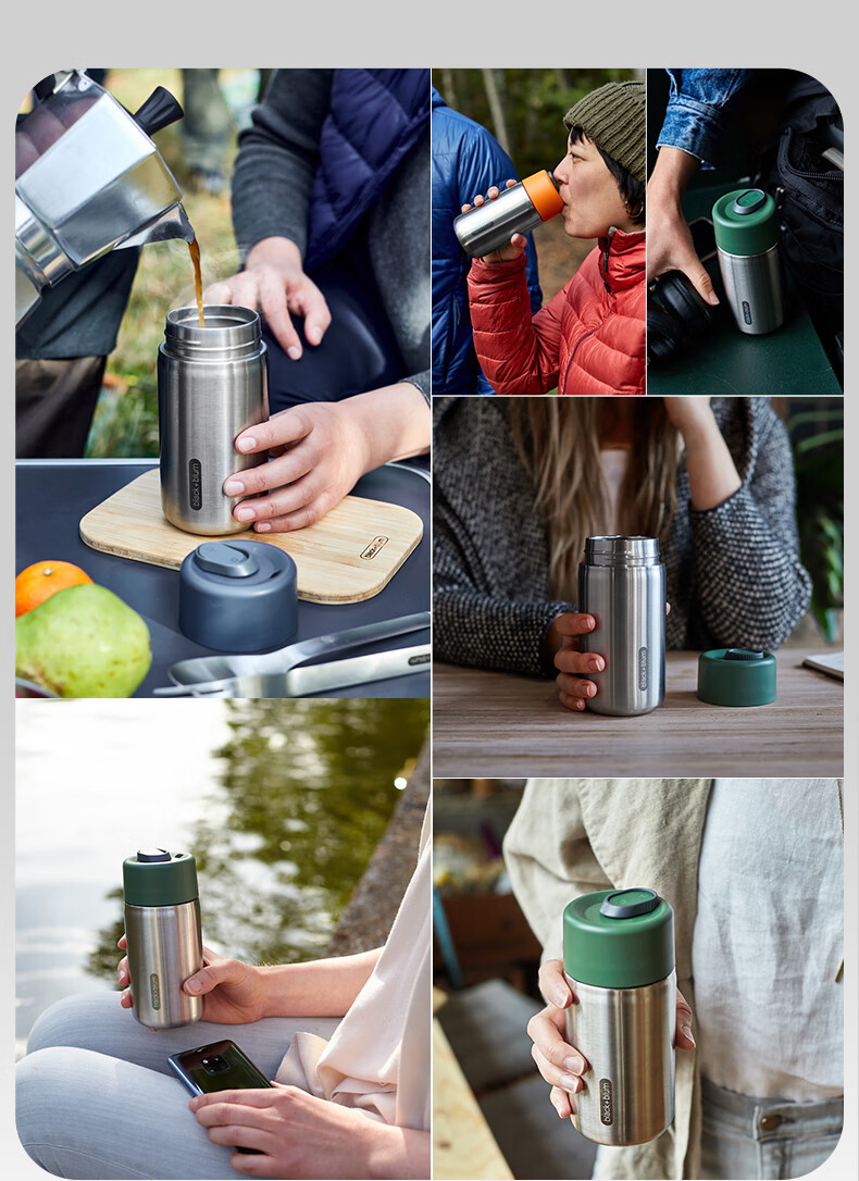 BLACK+BLUM British Insulated Mug Coffee Cup Premium Stainless Steel Portable Water Cup for Takeaway HBB-BAM042 6