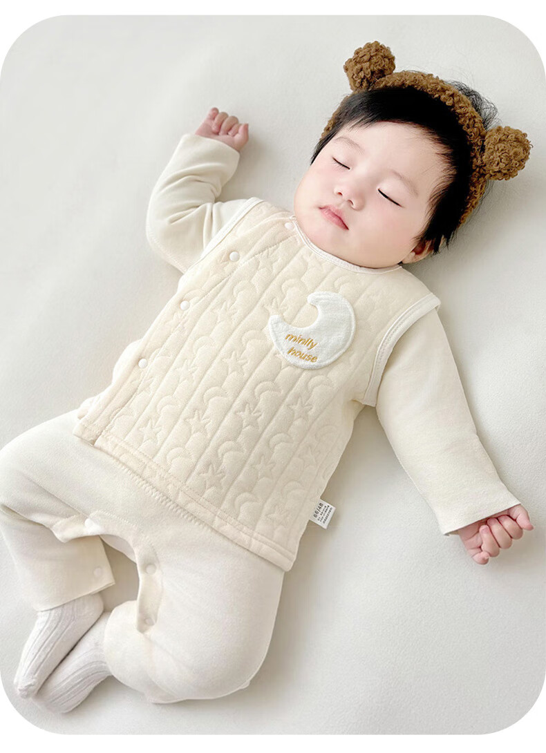 Youqi Baby Vest Spring Autumn Winter Outerwear Warm Cotton Boys Toddler Quilted Newborn Sleeveless Jacket 1