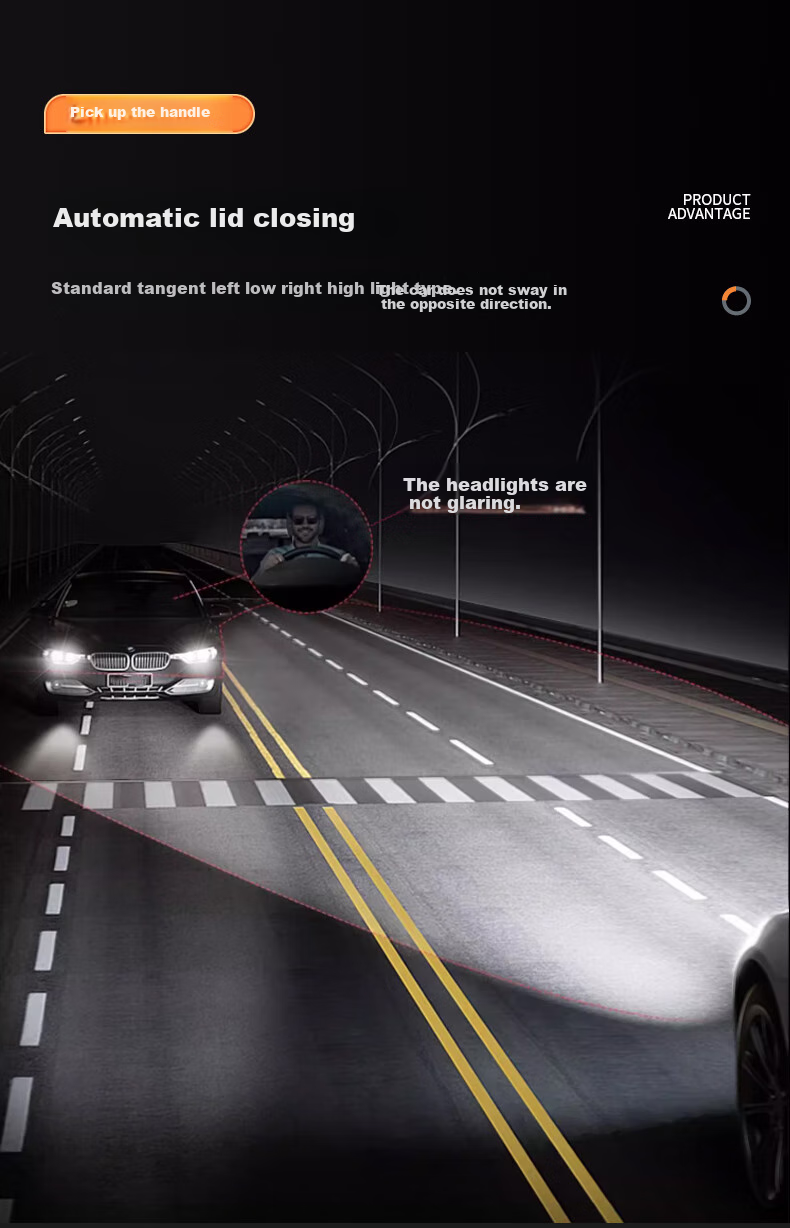 Baoxiang LED Car Headlights, 9005 Bulb, Automotive LED Bulb, 6000K Low Beam/high Beam/integrated High And Low Beam 6