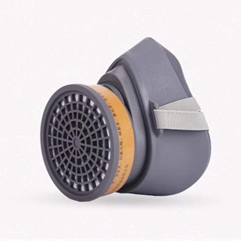JinXiu YueXing Gas Mask Protective Respirator with Activated Carbon Filter for Paint, Chemicals, Formaldehyde, Pesticides, Welding - Model 3700 (1 Set)