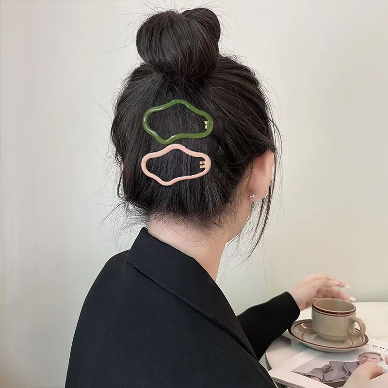 Yushangjiaren Matte Hair Clips for Women, Set of 12, Bangs Clips, Hairpins, Straight Clips, BB Clips, Side Clips, Hair Pressing Clips 2