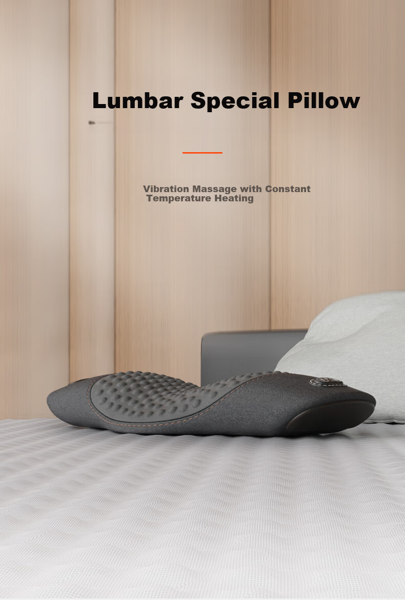 Mixiaoshu Lumbar Pillow for Sleeping, Specialized for Herniated Discs, Back Support Cushion for Bed, Lumbar Spine Hot Compress Massage Waist Pad 1