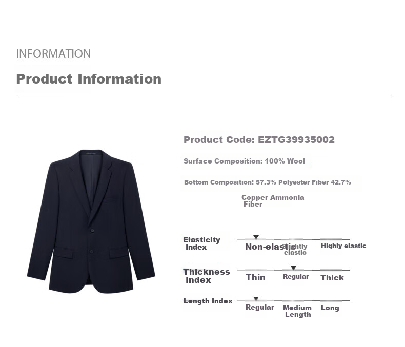 Goldlion [Pure Wool] Spring And Summer Men's Dark Twill Jacquard Slim Fit Business Formal Dress Pants 4