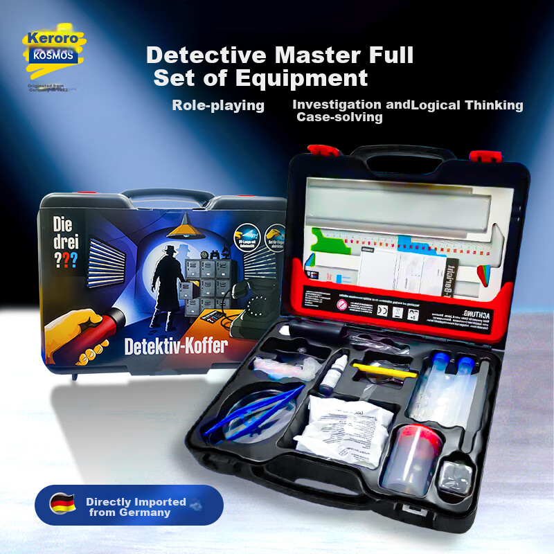 KOSMOS German Imported Scientific Exploration Kit, Educational Toy, Detective Master, Reasoning Game for Elementary School Students, Children's Birthday Gift