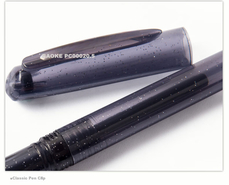 BAOKE PC0002, 0.5mm Semi-Needle Tube Gel Pen, Black Ink, Signing Pen, 40 Pieces 6