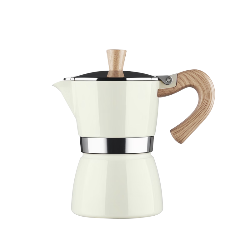 CLITON Moka Pot, Home Single-Valve Pour-Over Coffee Maker, European Octagonal Outdoor Camping Italian Espresso Machine, Concentrated Drip Filter Pot