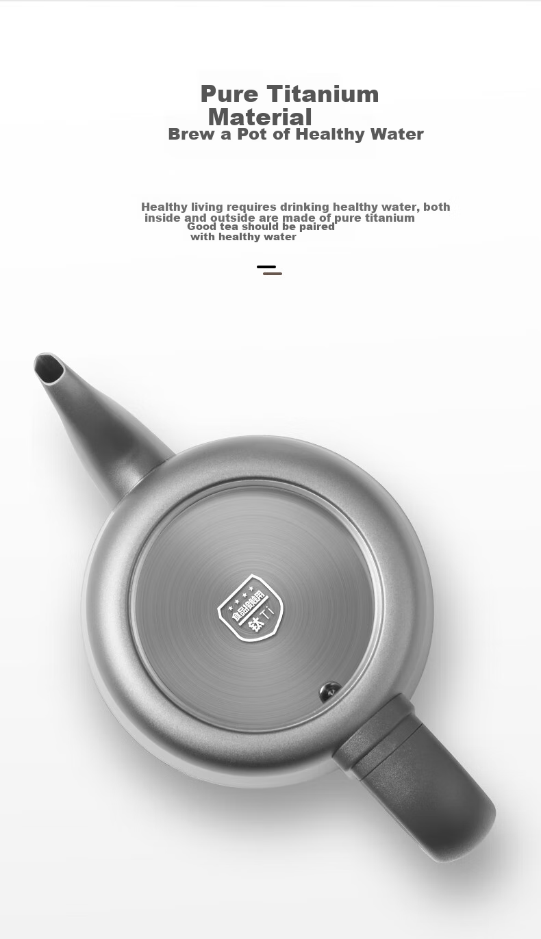 FUNORK Pure Titanium Fully Automatic Electric Kettle with Water Inlet, Tea Table Kettle, Specialized All-In Tea Table And Coffee Table for Brewing Tea, Electric Tea Stove RY-D4 6