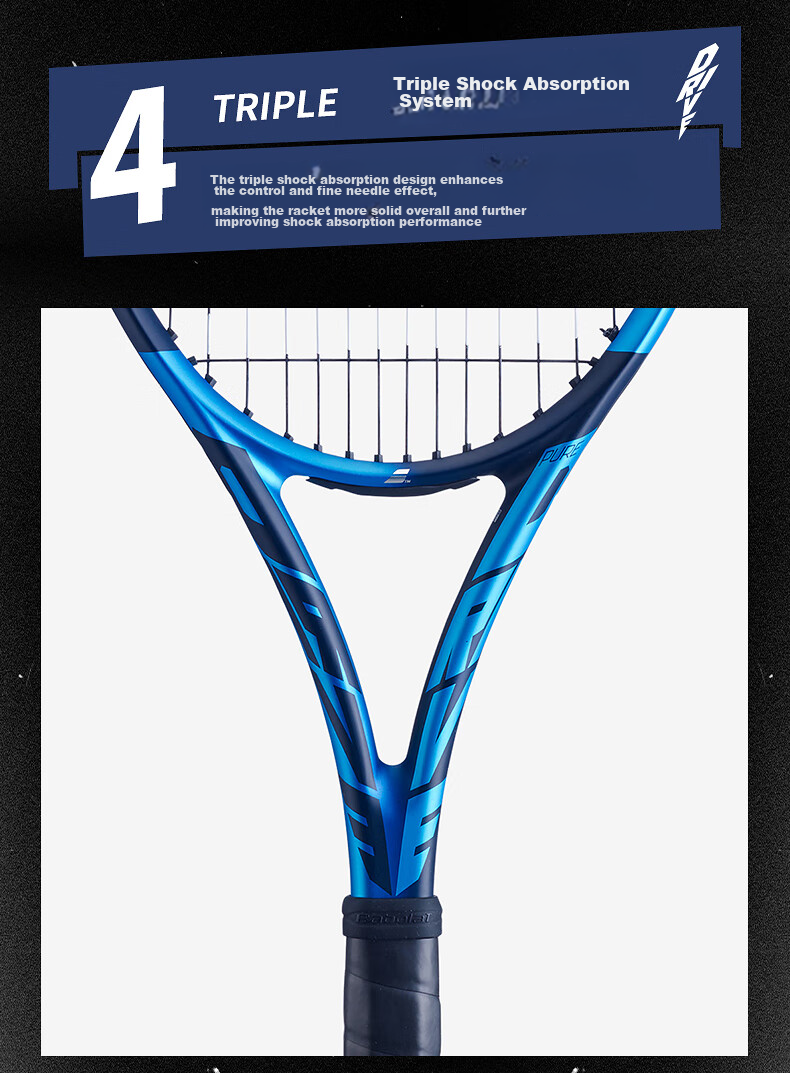 Babolat Full Carbon Tennis Racket, 2025 Model PD, for Li Na And Wang Xin Yu, Adult Professional Tennis Racket [Pre-Strung] 12