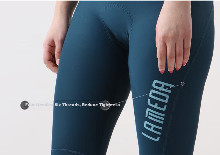 Lameda Cycling Pants, Women's Professional Long Trousers for Spring And Autumn, Road Bike Cycling Pants, Huiyin Long Pants, Black, XL 21