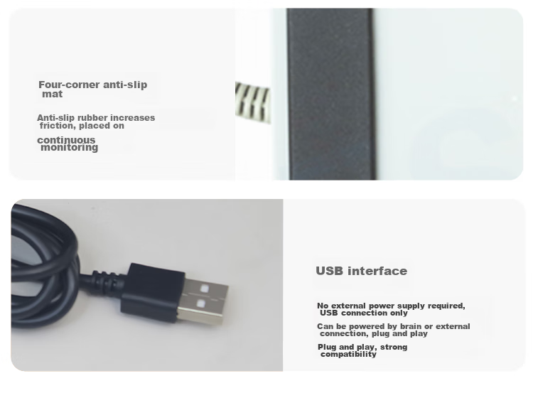 WITEASY Magnetic Card Reader, USB Interface Card Reader, Member Card Reader, 432U White 7