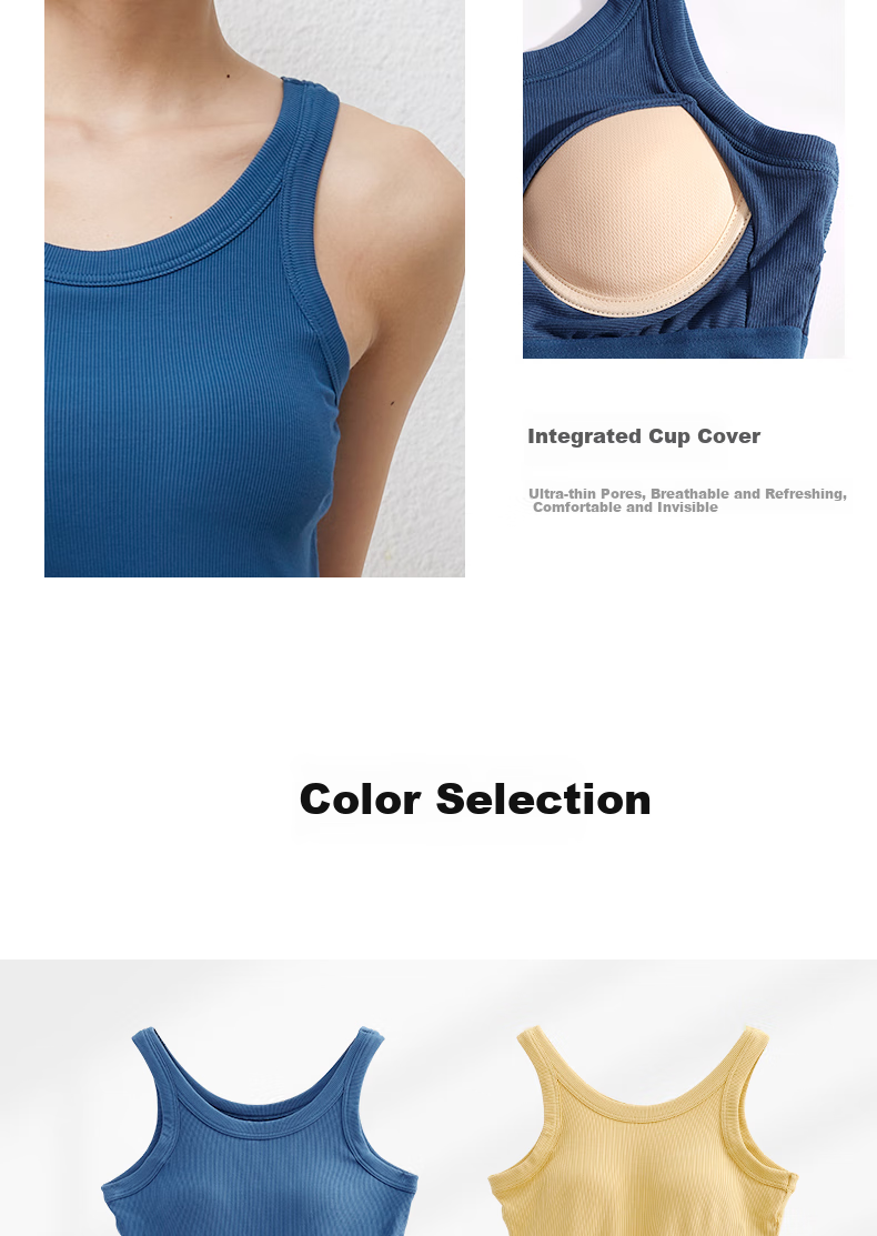 TINGE Modal Camisole Tank Top with Built-In Bra Pads for Women, Outer Wear Or Inner Layer, Gardenia White, Size S 11