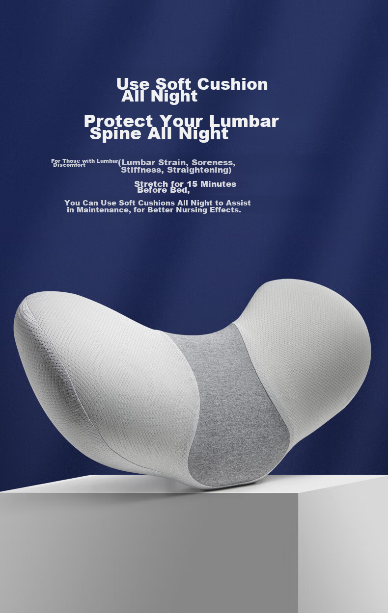 JAGO Lumbar Support Pillow, Back Cushion for Bed, Lumbar Disc Pad, Lumbar Muscle Strain Sleeping Pad, Pregnancy Back Support Cushion, Waist Pillow 10