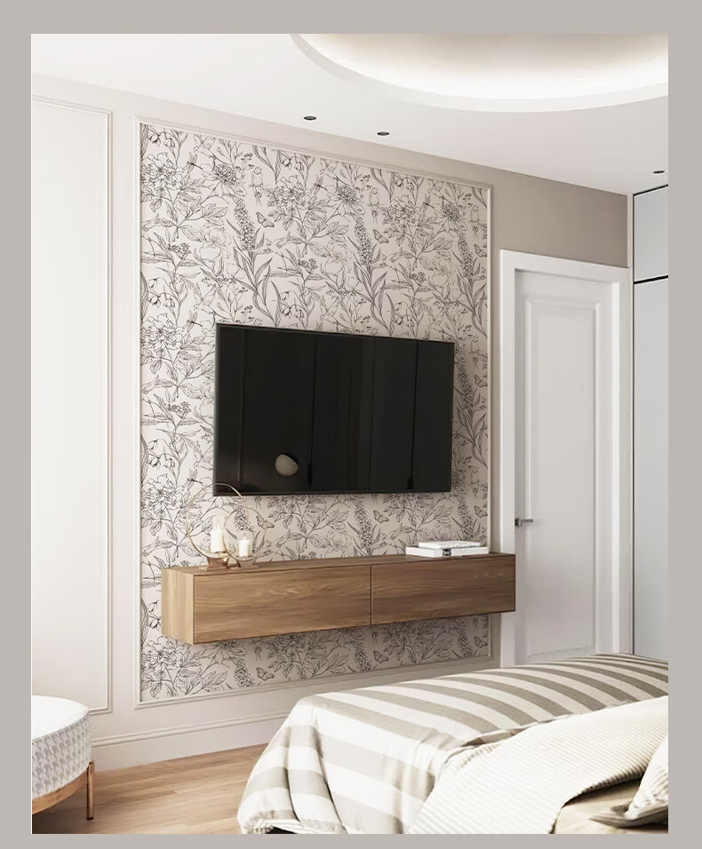 Jifudifu Vintage Self-Adhesive Waterproof Moisture-Proof Sofa Background Wall Decorative Wallpaper Renovation Sticker 3 Meters 7