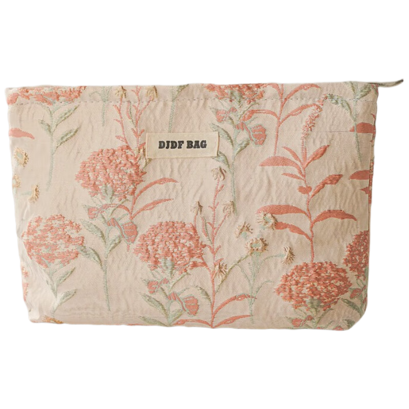 Fanyejia Ins Large Capacity Makeup Bag, Storage Pouch, Lipstick And Cosmetics Portable Organizer, Toiletry Bag, Fresh Handheld Bag