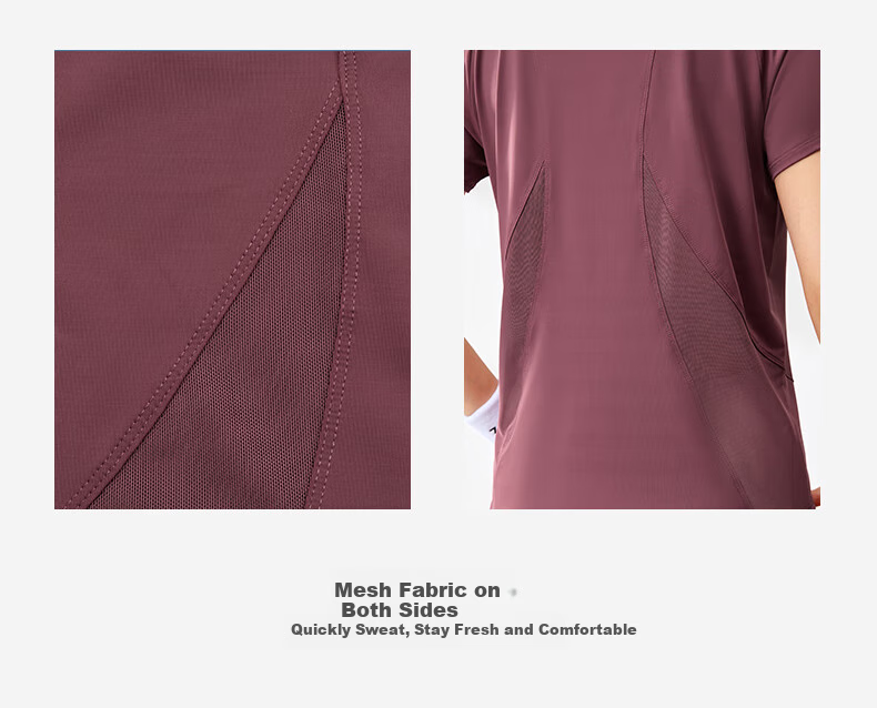361° Women's Short-Sleeve Summer Clothing, New Cool-Feeling T-Shirt, Sun Protection Shirt, Ice Silk Athletic Running Top 662524116-2 23