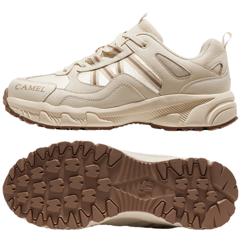 CAMEL [Panlong] Summer Outdoor Hiking Shoes for Men And Women, Trail Running Shoes, Non-Slip Trekking Shoes FB22236784T