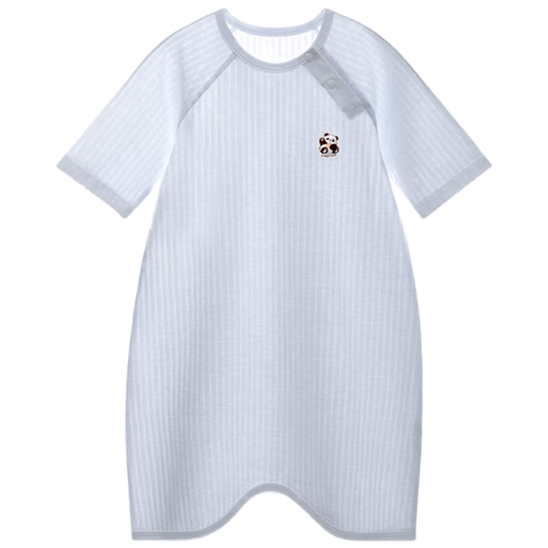 Beitaisi Baby Sleepwear, Summer New Thin Pure Cotton Children's Home Sleep Dress, Three-Quarter Sleeve Baby Robe