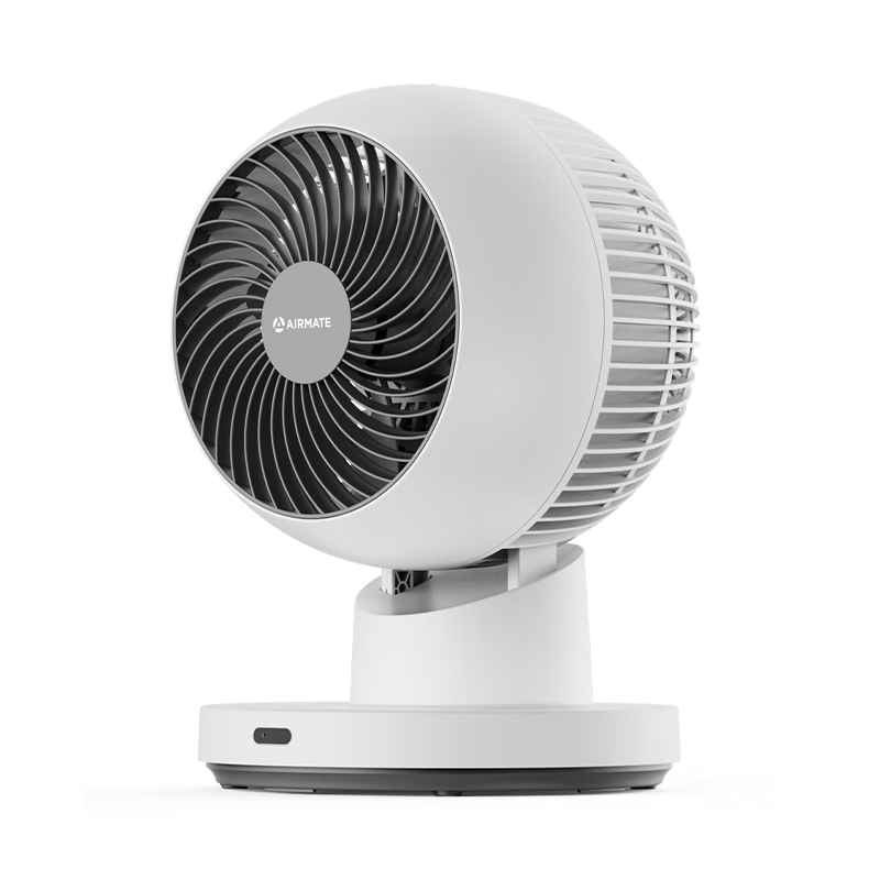 AIRMATE Air Circulation Fan Electric Fan for Home Use, Desktop Table Fan, Floor Fan, DC Inverter Storm Circulation Small Fan with Oscillating Head, Voice Control, Smart Large Air Volume Electric Fan SRD200