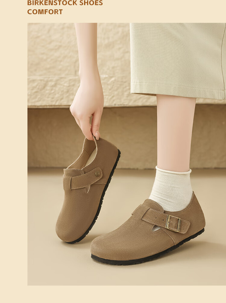 ZHR Bukeen Women's Retro Slip-On Shoes, Height-Increasing, Lightweight Breathable Casual Shoes, Soft-Soled Women's Footwear Style 9