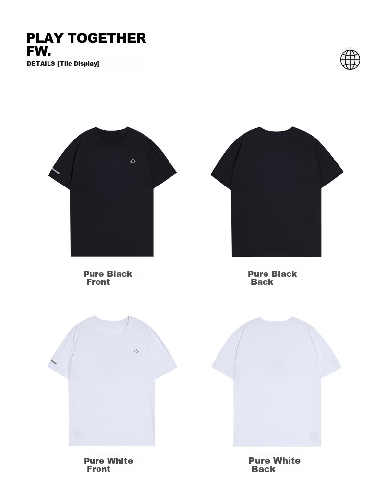 RIGORER Men's Athletic Short-Sleeve T-Shirt, Summer Outdoor Breathable Quick-Dry Running Tee, Men's Fitness Training Top 13