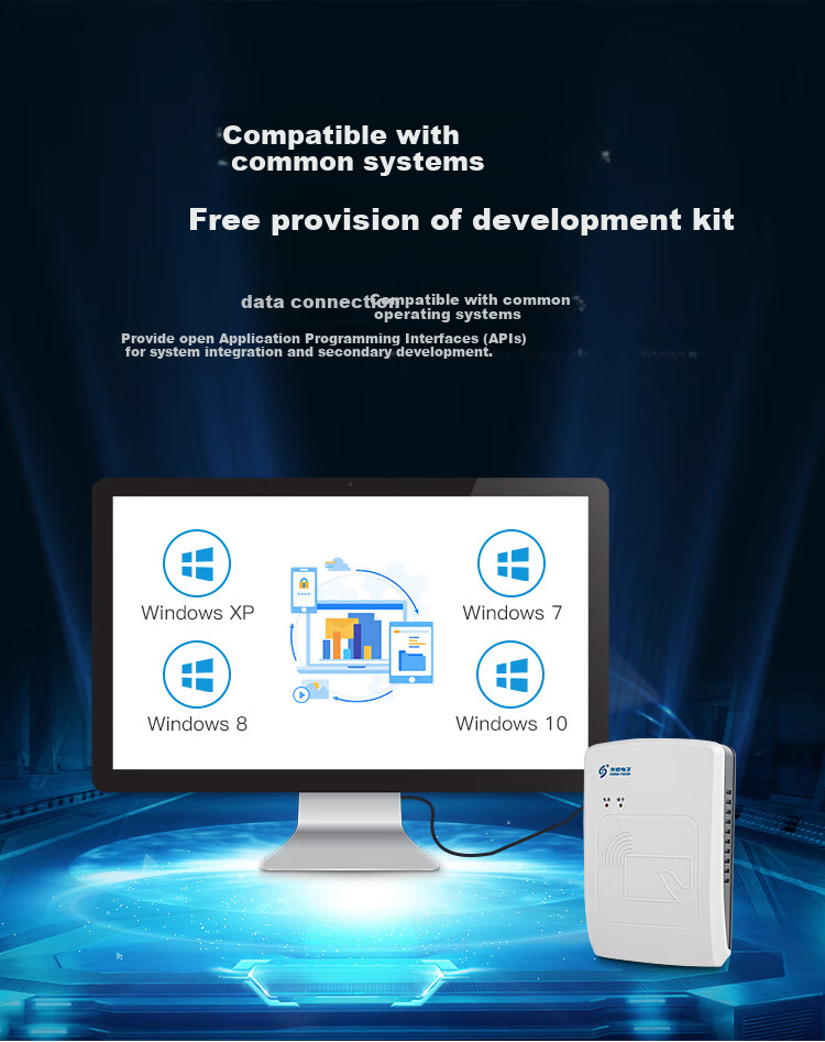 Huashidianzi CVR-100U ID Card Reader, Identity Recognition Device, Identity Reader, Identity Scanner 4