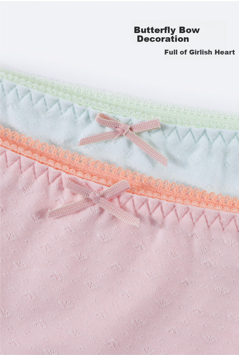 Hzasz Menstrual Underwear for Girls, Three-Layer Leak-Proof Mid-Rise Women's Shorts 9