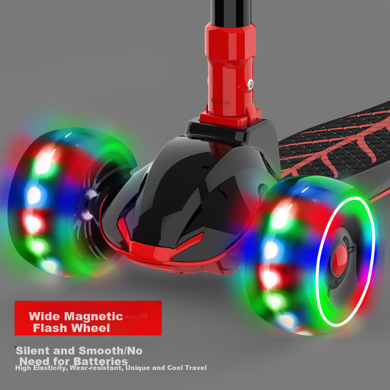 SWAY Scooter for Children 2-15 Years Old, Toddler Scooter, Big Kids' Scooter for Boys And Girls, with Flashing Wheels, Foldable Children's Kick Scooter