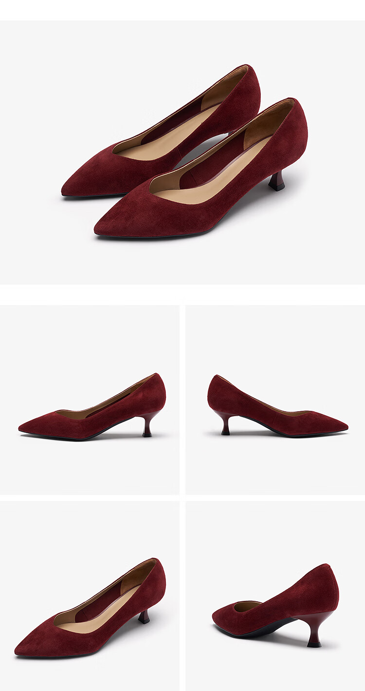Laird & Sand 26 Spring Summer Fashion Elegant Commuter Low-Cut Stiletto Pumps Women Single Shoes 6M52301 Off-White OWK 38 14