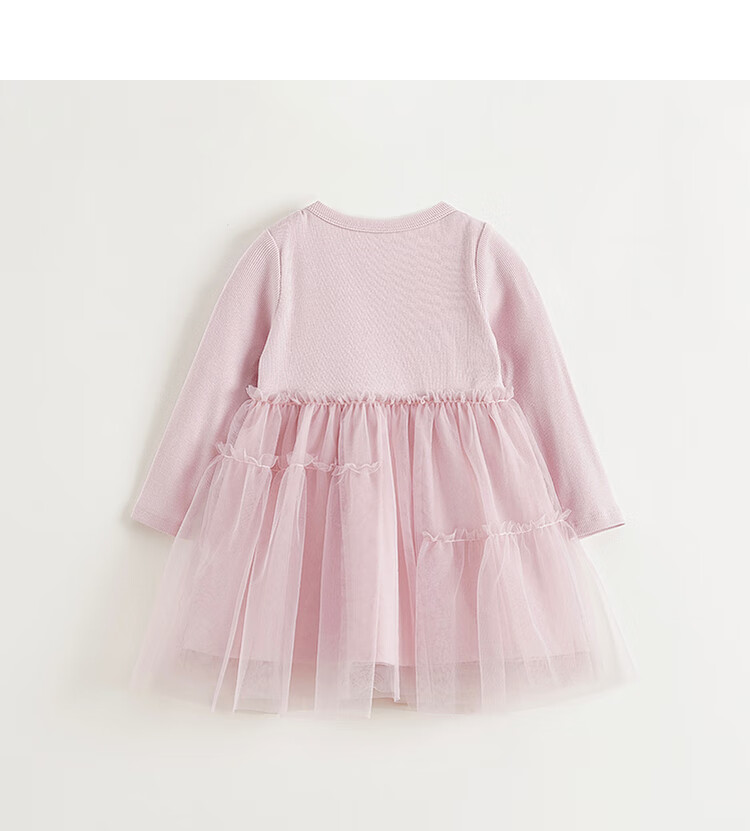 MARC&JANIE Girls' Sweet Mesh Spliced Dress, Baby Skirt, Spring 2026 Collection, 250238 9